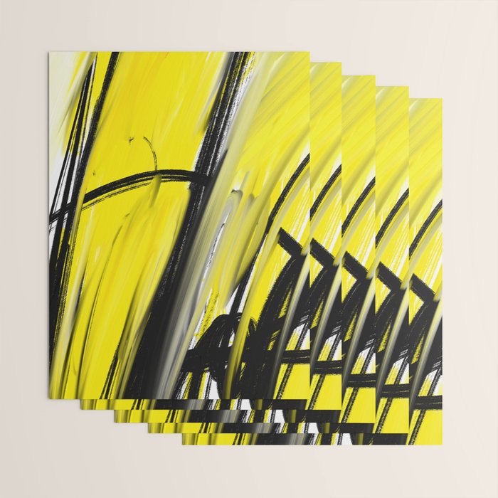 Expressionist Painting. Abstract 86. Wrapping Paper Gallery Image 3