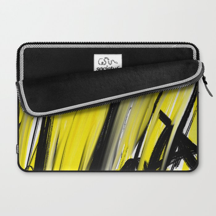 Expressionist Painting. Abstract 86. Laptop Sleeve Gallery Image 2