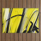 Expressionist Painting. Abstract 86. Outdoor Rug Gallery Image 1
