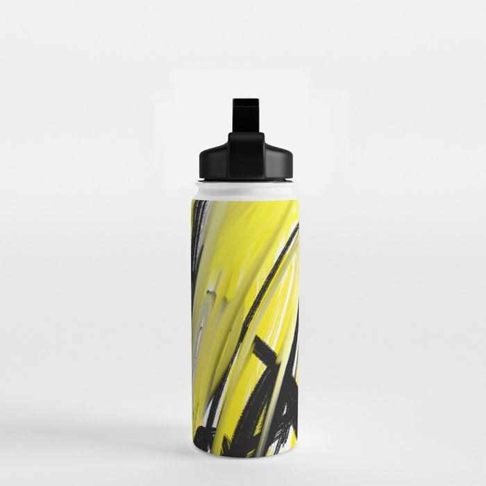 Expressionist Painting. Abstract 86. Water Bottle Gallery Image 2