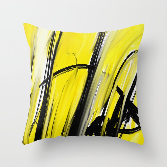Expressionist Painting. Abstract 86. Throw Pillow Gallery Image 1