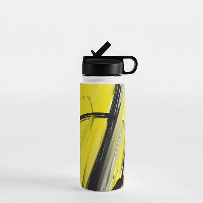 Expressionist Painting. Abstract 86. Water Bottle
