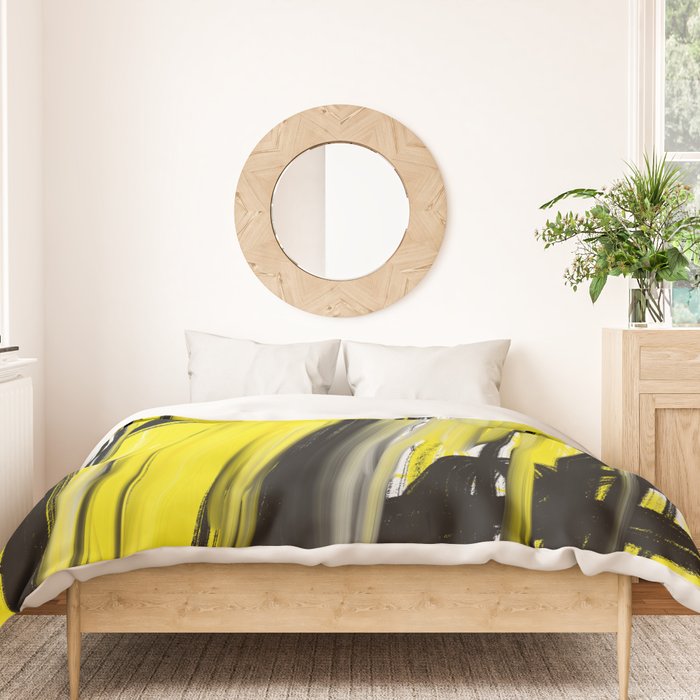 Expressionist Painting. Abstract 86. Duvet Cover Gallery Image 3