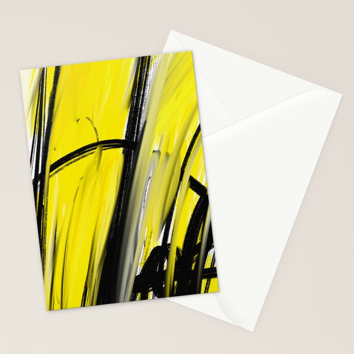 Expressionist Painting. Abstract 86. Stationery Card Gallery Image 2