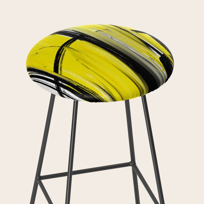 Expressionist Painting. Abstract 86. Stool Gallery Image 2