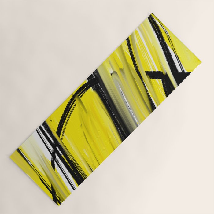 Expressionist Painting. Abstract 86. Yoga Mat Gallery Image 1