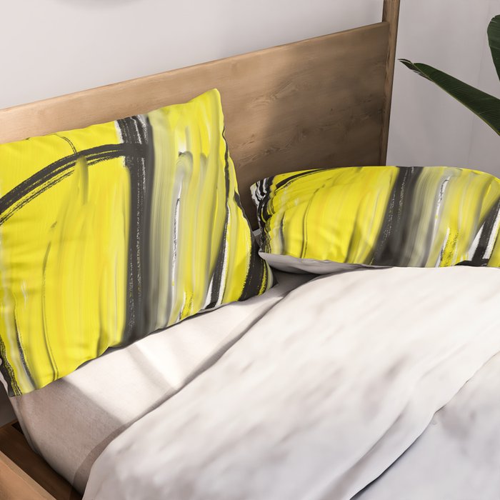 Expressionist Painting. Abstract 86. Pillow Sham Gallery Image 2