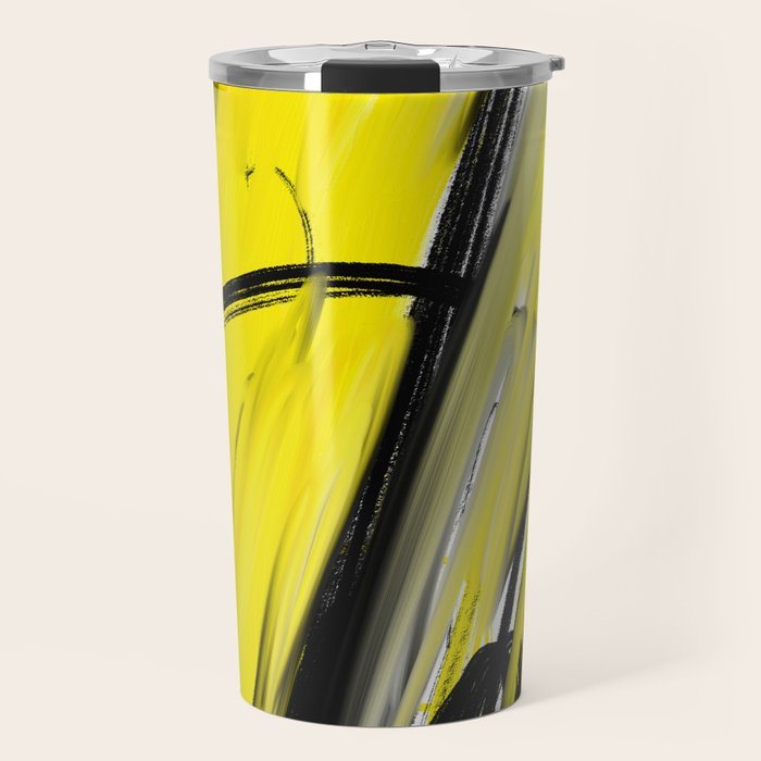 Expressionist Painting. Abstract 86. Travel Mug Gallery Image 1