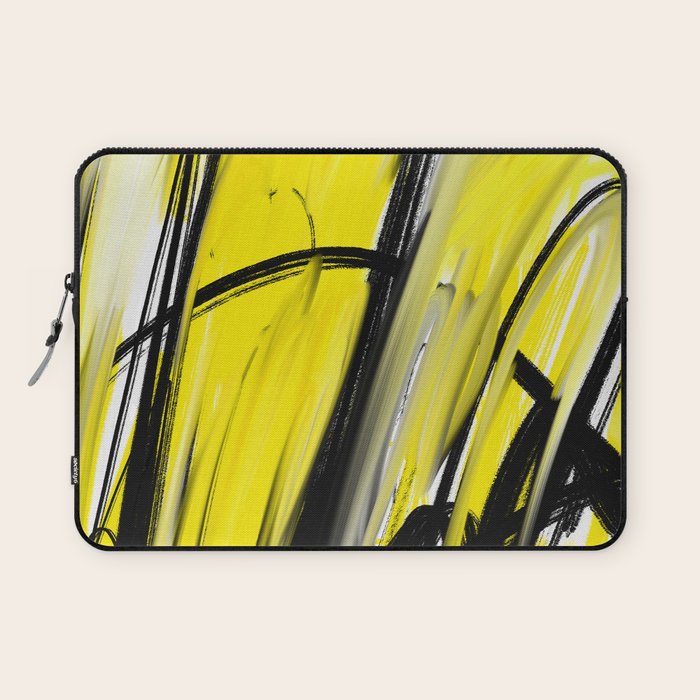 Expressionist Painting. Abstract 86. Laptop Sleeve Gallery Image 1