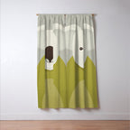 Whimsy Koala, Animal Portrait Window Curtain Gallery Image 3