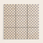 Checkered Pattern III - Medium Wood Wall Art Gallery Image 1