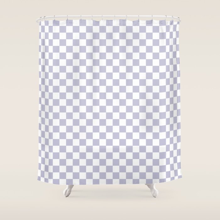 Checkered Pattern III - Medium Shower Curtain Gallery Image 1