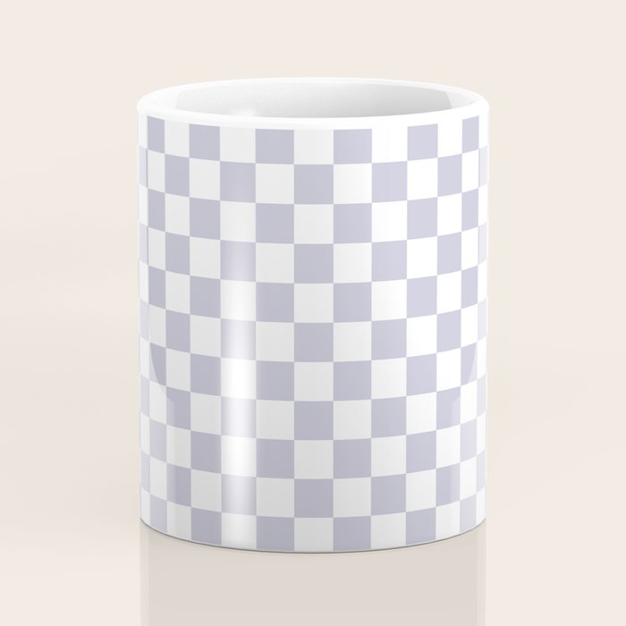Checkered Pattern III - Medium Coffee Mug Gallery Image 4
