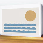 Sun Wave - Seascape Abstract  Wall Mural Gallery Image 2