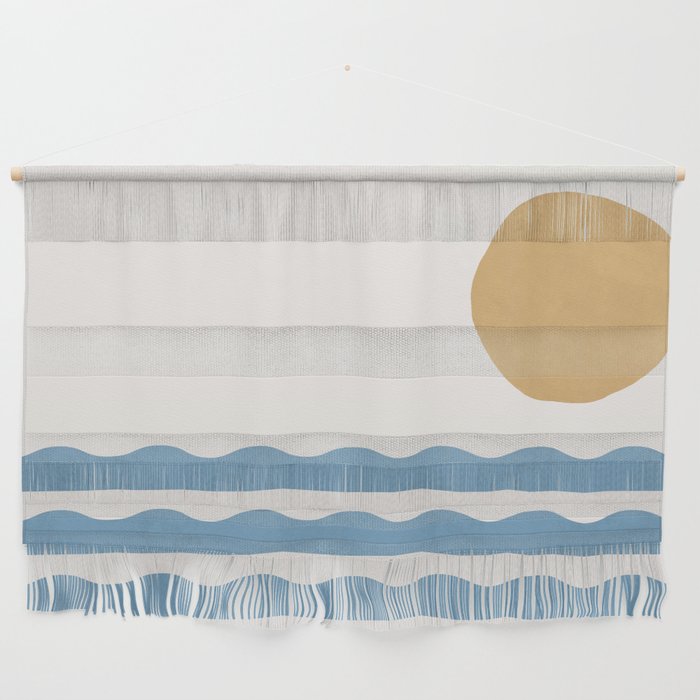 Sun Wave - Seascape Abstract  Wall Hanging Gallery Image 1
