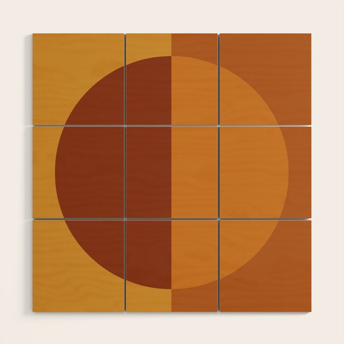 Color Block Abstract VIII Wood Wall Art Gallery Image 1