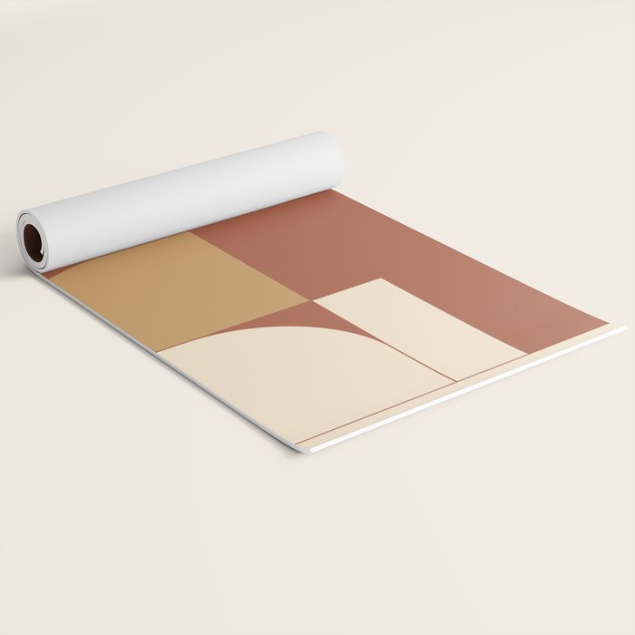 Modern geometric shapes 49 Yoga Mat Gallery Image 2