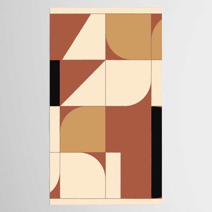 Modern geometric shapes 49 Tablecloth Gallery Image 2