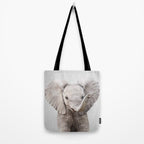 Baby Elephant - Colorful Tote Bag Gallery Image 2