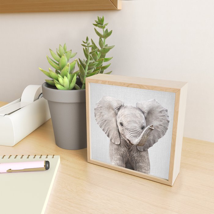 Baby Elephant - Colorful Mini Art Print Gallery Image 2