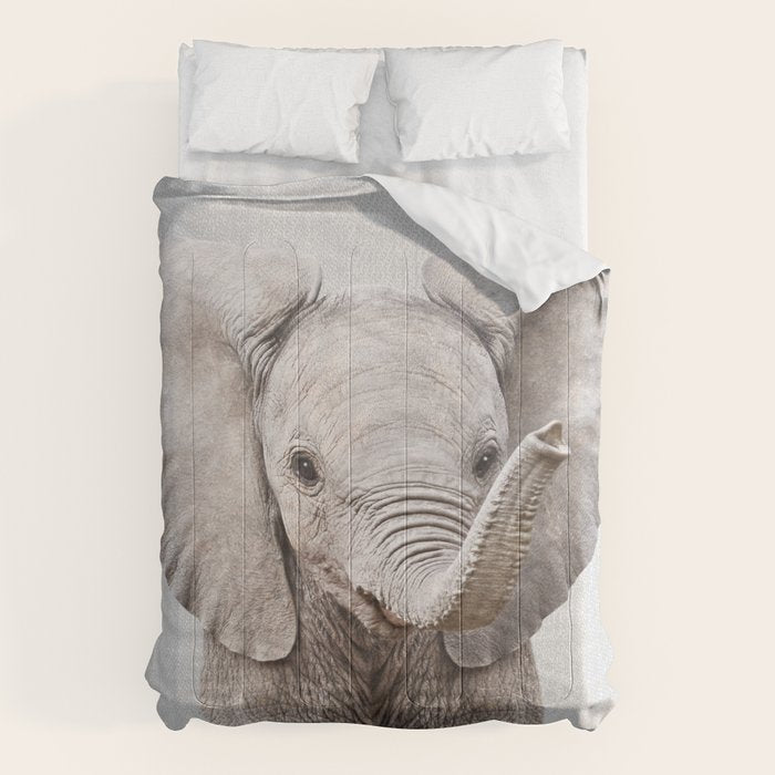 Baby Elephant - Colorful Comforter Gallery Image 1