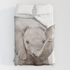Baby Elephant - Colorful Duvet Cover Gallery Image 6