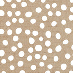Christmas Snow, White Dots on Brown Paper Coffee Mug Gallery Image 2