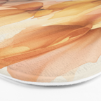 Ethereal Blossom Dreams Amber Marigold Bath Mat Gallery Image 3