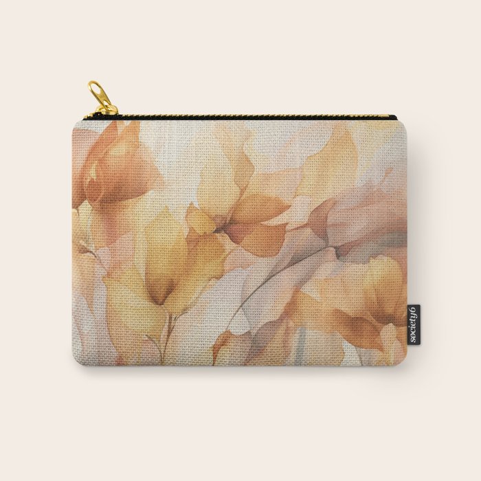Ethereal Blossom Dreams Amber Marigold Carry All Pouch Gallery Image 1
