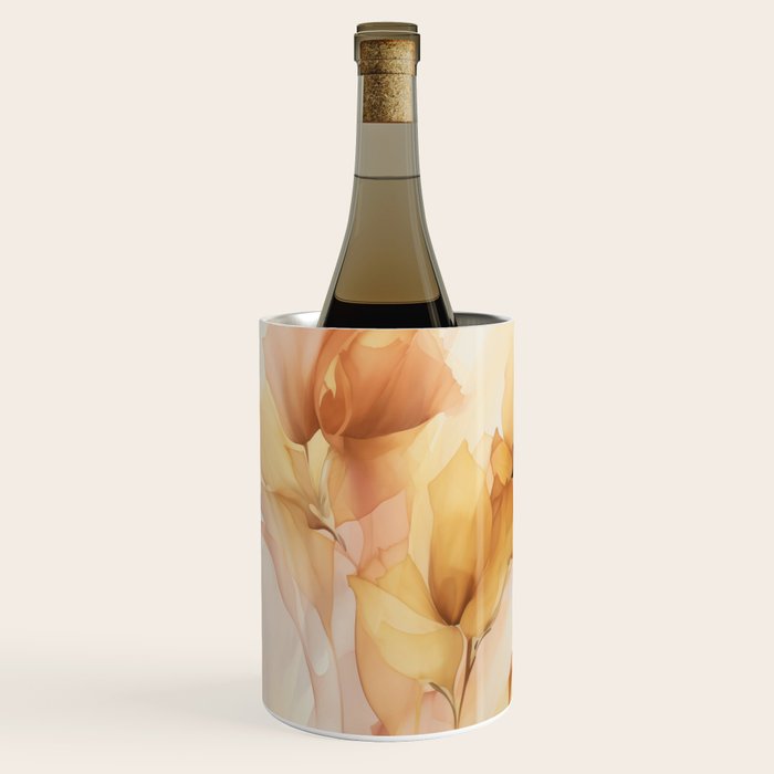 Ethereal Blossom Dreams Amber Marigold Wine Chiller Gallery Image 2