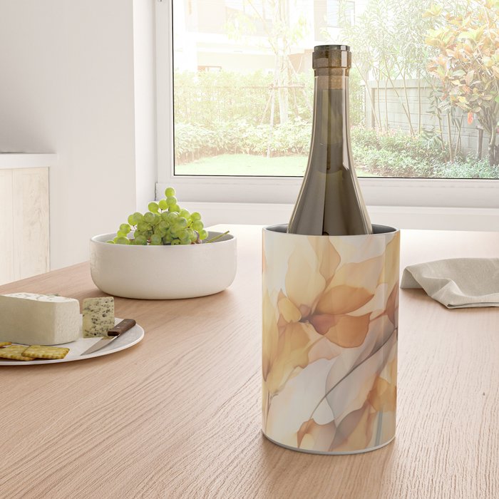 Ethereal Blossom Dreams Amber Marigold Wine Chiller Gallery Image 4