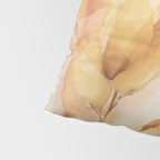 Ethereal Blossom Dreams Amber Marigold Pillow Sham Gallery Image 4