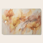 Ethereal Blossom Dreams Amber Marigold Cutting Board Gallery Image 1