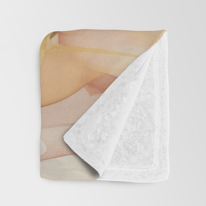 Ethereal Blossom Dreams Amber Marigold Throw Blanket Gallery Image 3