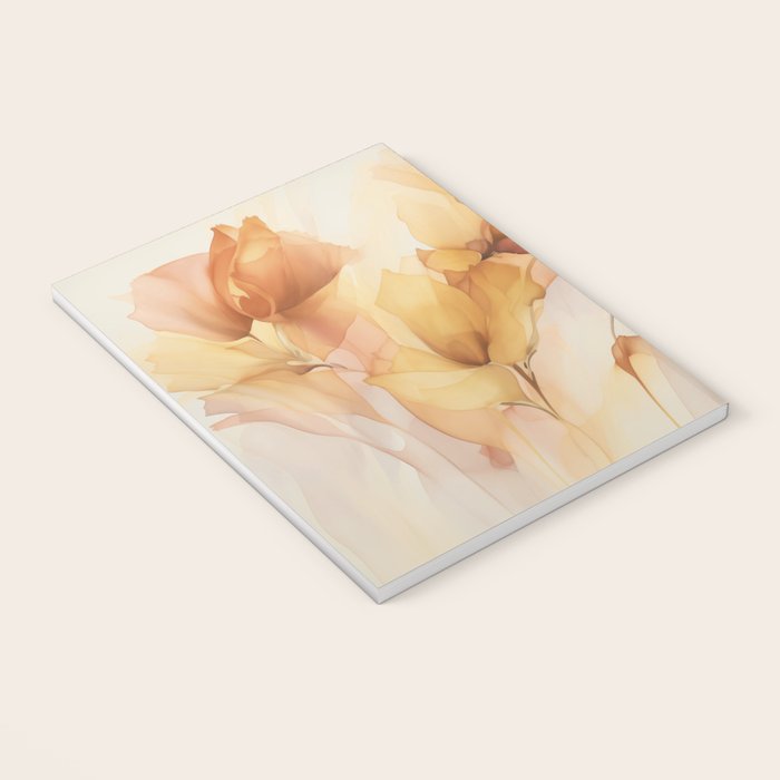 Ethereal Blossom Dreams Amber Marigold Notebook Gallery Image 3