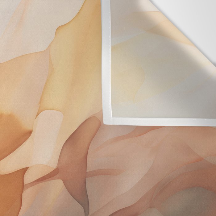 Ethereal Blossom Dreams Amber Marigold Wall Tapestry Gallery Image 3