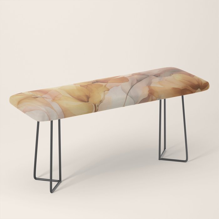 Ethereal Blossom Dreams Amber Marigold Bench Gallery Image 1