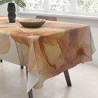 Ethereal Blossom Dreams Amber Marigold Tablecloth Gallery Image 3