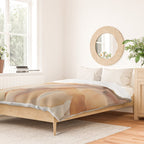 Ethereal Blossom Dreams Amber Marigold Duvet Cover Gallery Image 2