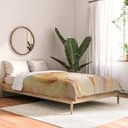 Ethereal Blossom Dreams Amber Marigold Comforter Gallery Image 2