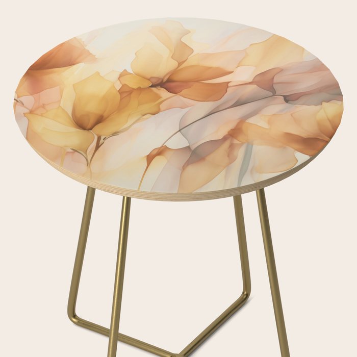 Ethereal Blossom Dreams Amber Marigold Side Table Gallery Image 2