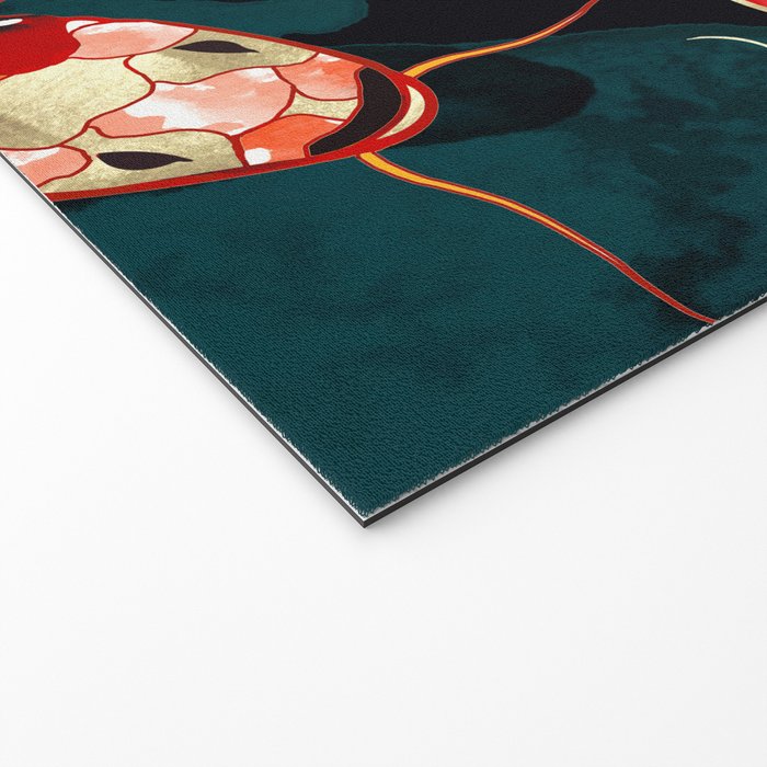 Metallic Koi Welcome Mat Gallery Image 2