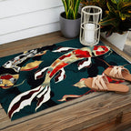 Metallic Koi Outdoor Rug Gallery Image 2