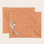 Colorful abstract fun line doodle art pattern Placemat Gallery Image 1