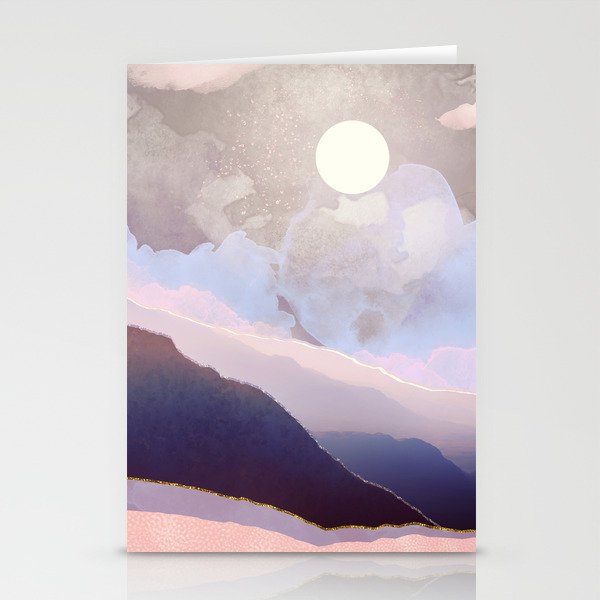 Lavender Night Stationery Card Gallery Image 2