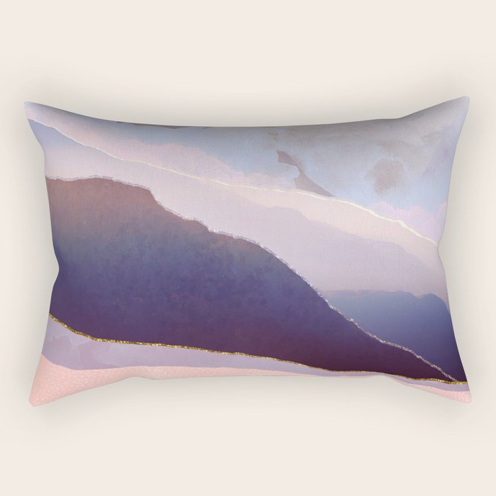 Lavender Night Rectangular Pillow Gallery Image 2