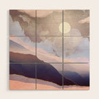 Lavender Night Wood Wall Art Gallery Image 1