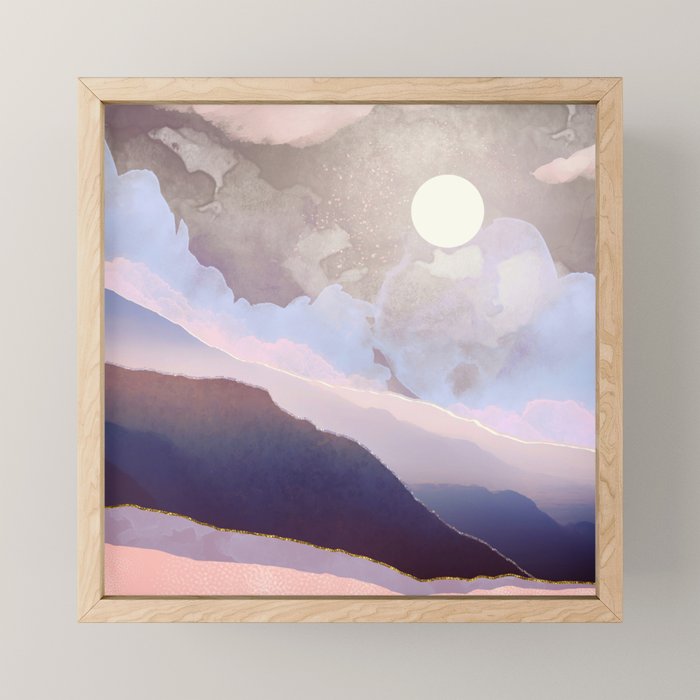 Lavender Night Mini Art Print Gallery Image 1