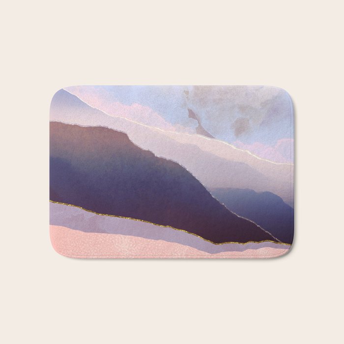 Lavender Night Bath Mat Gallery Image 1