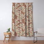 UMBRIA WARM WOODS Inspired by PANTONE 17 1230 Mocha Mousse Window Curtain Gallery Image 5